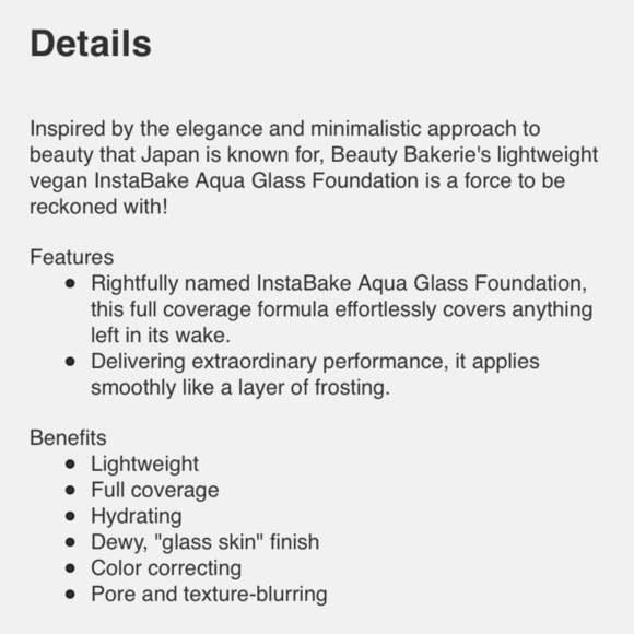 NEW! Beauty Bakerie Insta Bake Foundation 331N - Picture 3 of 3